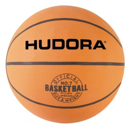 HUDORA 71570 - Basketball, Gr. 7, orange, unaufgepumpt