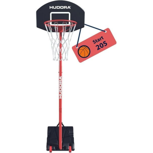 HUDORA 71640 - Basketballständer Start 205, red, transportabel