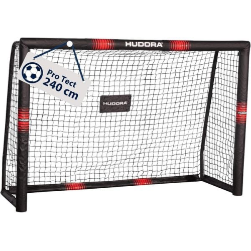 HUDORA 76914 - Fußballtor Pro Tect 240, Click-Montage, Maße: 240x160x85cm
