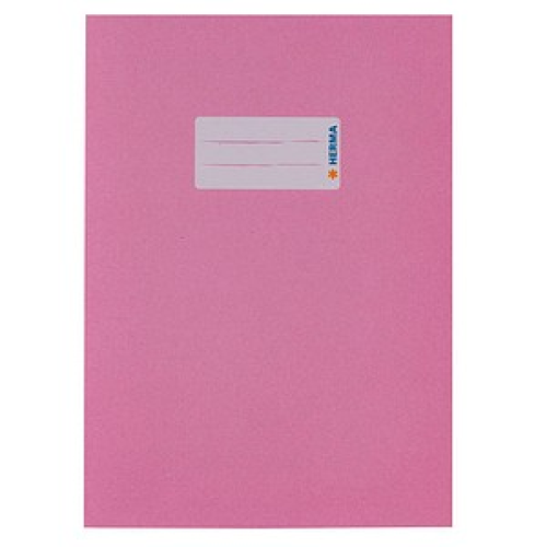 HERMA Heftumschlag glatt rosa Papier DIN A5
