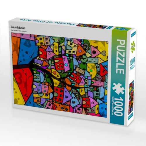 CALVENDO Puzzle Baumhäuser | 1000 Teile Lege-Größe 64x48cm Foto-Puzzle für glückliche Stunden