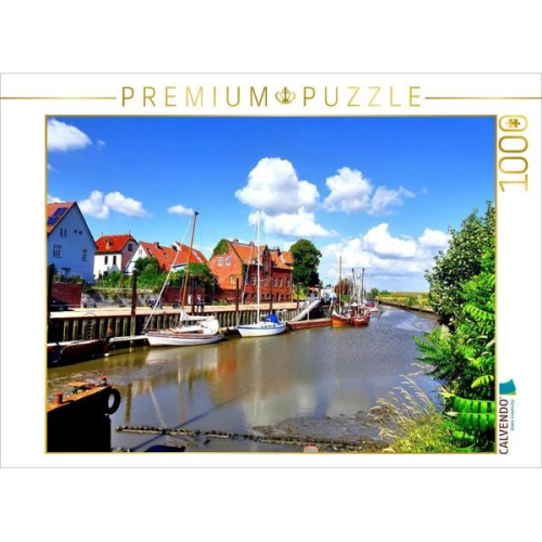 CALVENDO Puzzle Der Freiburger Hafen | 1000 Teile Lege-Größe 64x48cm Foto-Puzzle für glückliche Stunden