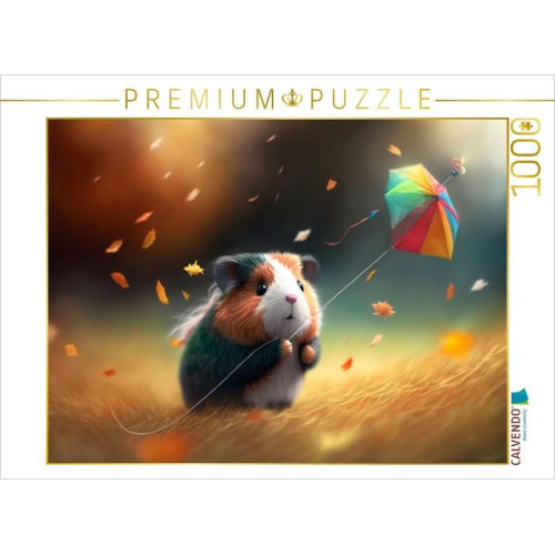 CALVENDO Puzzle Drachenschweinchen | 1000 Teile Lege-Größe 64x48cm Foto-Puzzle für glückliche Stunden