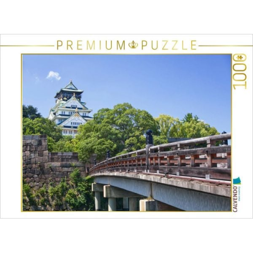CALVENDO Puzzle Burg von Osaka | 1000 Teile Lege-Größe 64x48cm Foto-Puzzle für glückliche Stunden