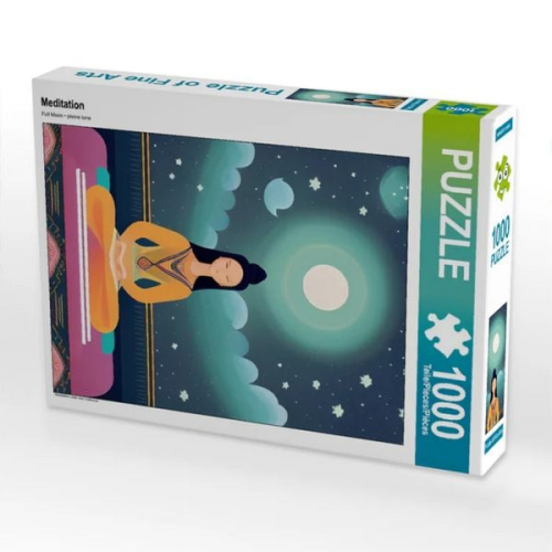 CALVENDO Puzzle Vollmond | 1000 Teile Lege-Größe 64x48cm Foto-Puzzle für glückliche Stunden