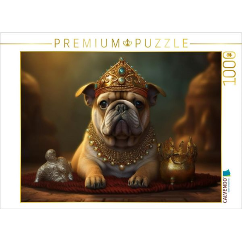 CALVENDO Puzzle Der Froschkönig | 1000 Teile Lege-Größe 64x48cm Foto-Puzzle für glückliche Stunden