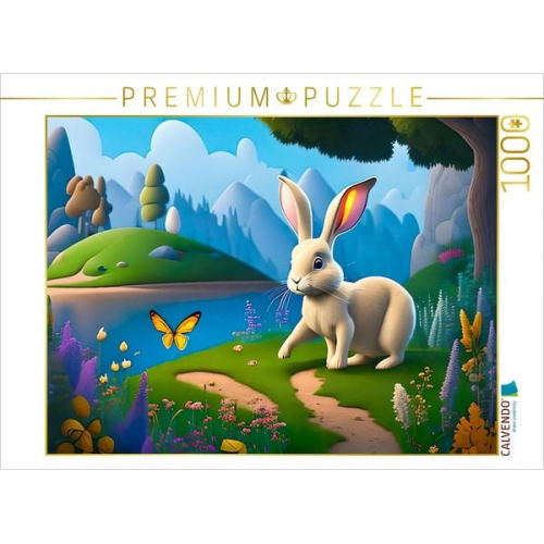 CALVENDO Puzzle Der Osterhase | 1000 Teile Lege-Größe 64x48cm Foto-Puzzle für glückliche Stunden