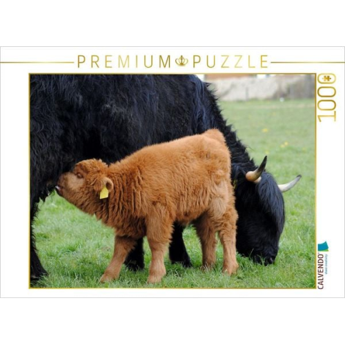 CALVENDO Puzzle Das hungrige Jungtier schätzt nicht nur den Schutz durch die Mutter, sondern auch ihre Milch. | 1000 Teile Lege-Größe 64x48cm Foto-Puz