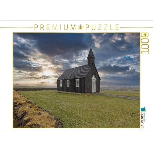 CALVENDO Puzzle Búðakirkja | 1000 Teile Lege-Größe 64x48cm Foto-Puzzle für glückliche Stunden