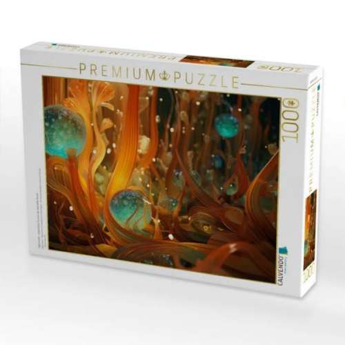 CALVENDO Puzzle Algenwald - organische Formen als abstrakte Kunst | 1000 Teile Lege-Größe 64x48cm Foto-Puzzle für glückliche Stunden