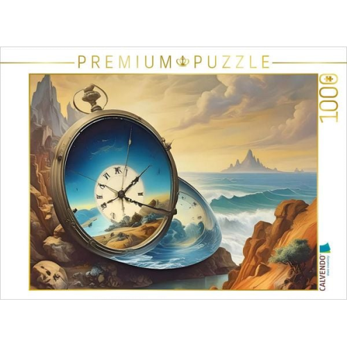 CALVENDO Puzzle Am Ende der Zeit - Surreale Fantasie | 1000 Teile Lege-Größe 64x48cm Foto-Puzzle für glückliche Stunden