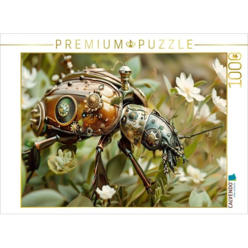 CALVENDO Puzzle Ein Motiv aus dem Kalender "Die fantastische Welt der Steampunk-Insekten" | 1000 Teile Lege-Größe 64x48cm Foto-Puzzle für glückliche S