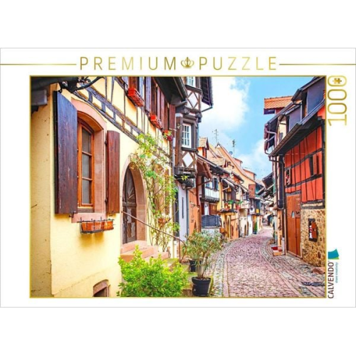 CALVENDO Puzzle Kopfsteingepflasterte Gassen | 1000 Teile Lege-Größe 64x48cm Foto-Puzzle für glückliche Stunden