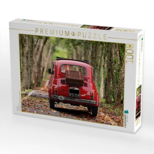 CALVENDO Puzzle Fiat 500 | 1000 Teile Lege-Größe 64x48cm Foto-Puzzle für glückliche Stunden