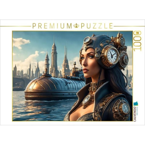 CALVENDO Puzzle U-Boot-Kommandantin in Uniform | 1000 Teile Lege-Größe 64x48cm Foto-Puzzle für glückliche Stunden