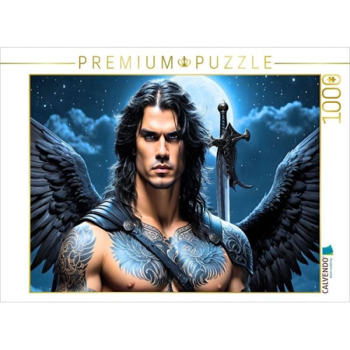 CALVENDO Puzzle Engel Metatron - Kämpfer gegen das Böse | 1000 Teile Lege-Größe 64x48cm Foto-Puzzle für glückliche Stunden
