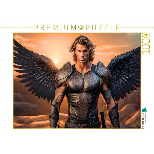 CALVENDO Puzzle Engel Chamuel - Kämpfer gegen das Böse | 1000 Teile Lege-Größe 64x48cm Foto-Puzzle für glückliche Stunden
