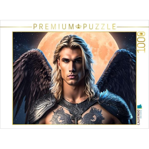 CALVENDO Puzzle Engel Haniel - Kämpfer gegen das Böse | 1000 Teile Lege-Größe 64x48cm Foto-Puzzle für glückliche Stunden
