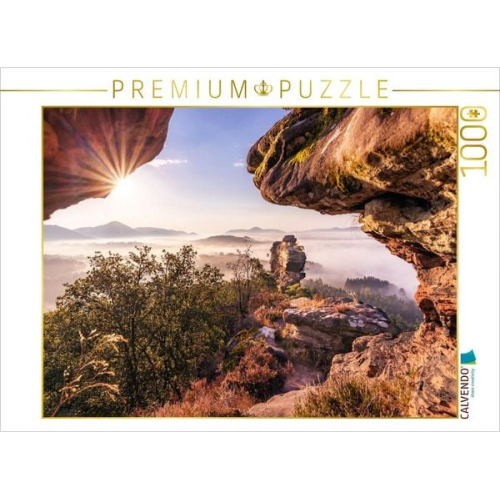 CALVENDO Puzzle Ein Motiv aus dem Kalender Bunter Pfälzerwald | 1000 Teile Lege-Größe 64x48cm Foto-Puzzle für glückliche Stunden