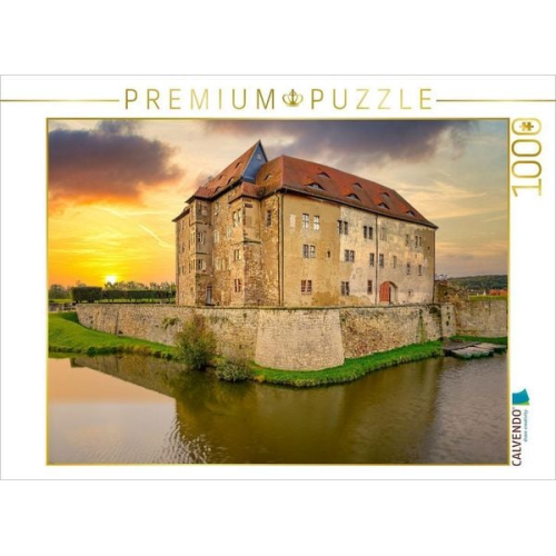 CALVENDO Puzzle Wasserburg in Heldrungen | 1000 Teile Lege-Größe 64x48cm Foto-Puzzle für glückliche Stunden