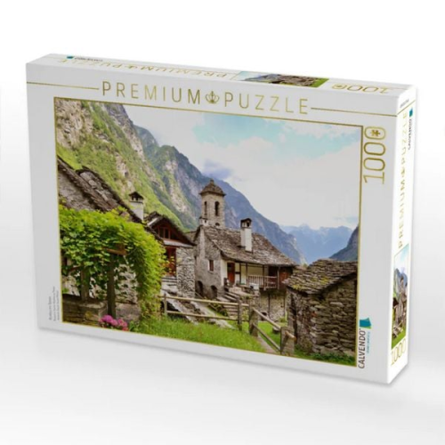 CALVENDO Puzzle Rustico im Tessin | 1000 Teile Lege-Größe 64x48cm Foto-Puzzle für glückliche Stunden