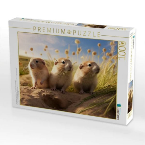 CALVENDO Puzzle Ein Motiv aus dem Kalender "Nach Art der Lemminge" | 1000 Teile Lege-Größe 64x48cm Foto-Puzzle für glückliche Stunden