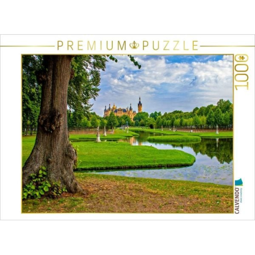 CALVENDO Puzzle Schlossgarten mit barockem Kreuzkanal | 1000 Teile Lege-Größe 64x48cm Foto-Puzzle für glückliche Stunden