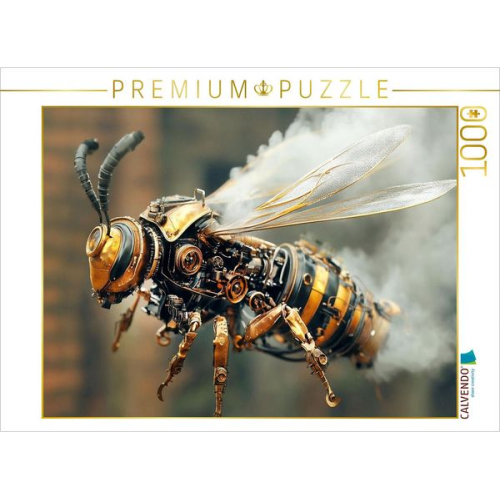 CALVENDO Puzzle Ein Motiv aus dem Kalender "Die fantastische Welt der Steampunk-Insekten" | 1000 Teile Lege-Größe 64x48cm Foto-Puzzle für glückliche S