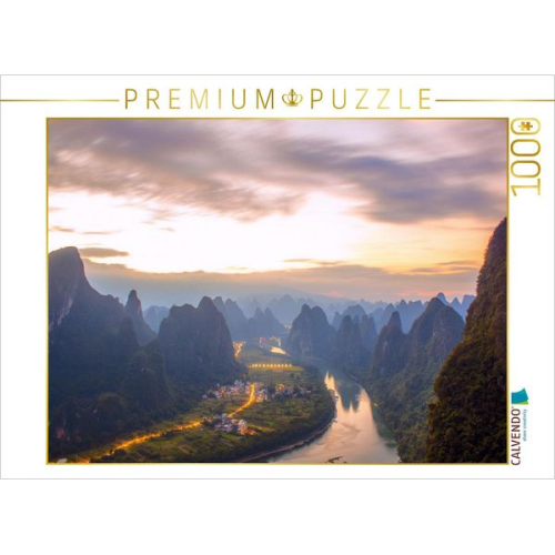 CALVENDO Puzzle Der neue Tag auf Xianggong | 1000 Teile Lege-Größe 64x48cm Foto-Puzzle für glückliche Stunden