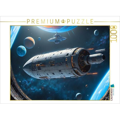 CALVENDO Puzzle Erkundungsrakete auf der Suche nach neuen Welten | 1000 Teile Lege-Größe 64x48cm Foto-Puzzle für glückliche Stunden
