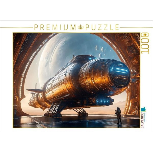 CALVENDO Puzzle Rückkehr eines Raumgleiters ins Mutterschiff | 1000 Teile Lege-Größe 64x48cm Foto-Puzzle für glückliche Stunden