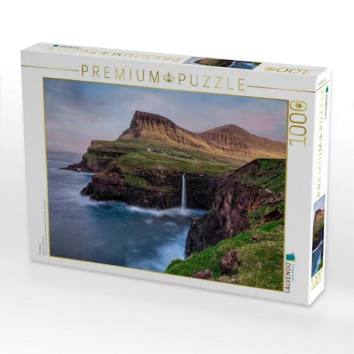 CALVENDO Puzzle Múlafossur | 1000 Teile Lege-Größe 64x48cm Foto-Puzzle für glückliche Stunden