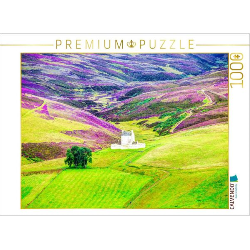 CALVENDO Puzzle Corgarff Castle in Aberdeenshire in Schottland | 1000 Teile Lege-Größe 64x48cm Foto-Puzzle für glückliche Stunden