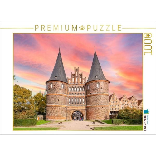 CALVENDO Puzzle Museum Holstentor | 1000 Teile Lege-Größe 64x48cm Foto-Puzzle für glückliche Stunden