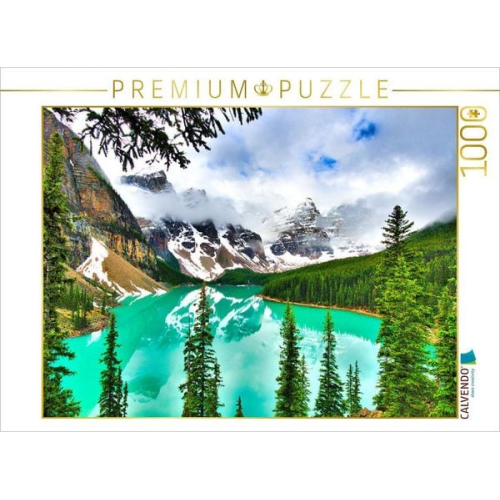 CALVENDO Puzzle Der eizigartige See zeigt sehr früh am Morgen und am Abend sein besonderes Farbenspiel. | 1000 Teile Lege-Größe 64x48cm Foto-Puzzle fü