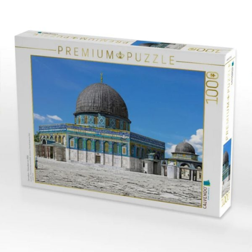 CALVENDO Puzzle Jerusalem - Felsendom um 1900 | 1000 Teile Lege-Größe 64x48cm Foto-Puzzle für glückliche Stunden