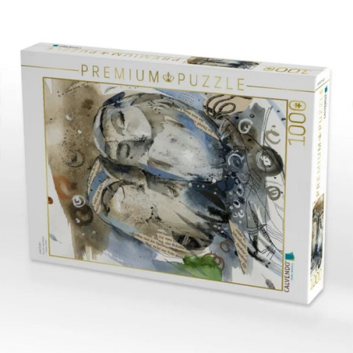 CALVENDO Puzzle zwei Eulen | 1000 Teile Lege-Größe 64x48cm Foto-Puzzle für glückliche Stunden