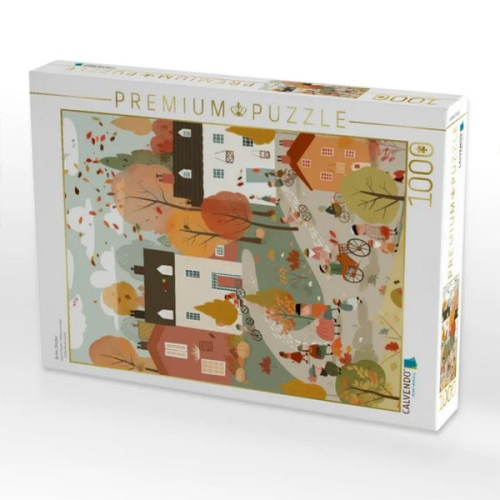 CALVENDO Puzzle Bunter Oktober | 1000 Teile Lege-Größe 64x48cm Foto-Puzzle für glückliche Stunden