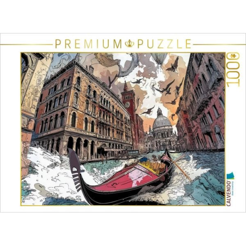 CALVENDO Puzzle Venedig | 1000 Teile Lege-Größe 64x48cm Foto-Puzzle für glückliche Stunden