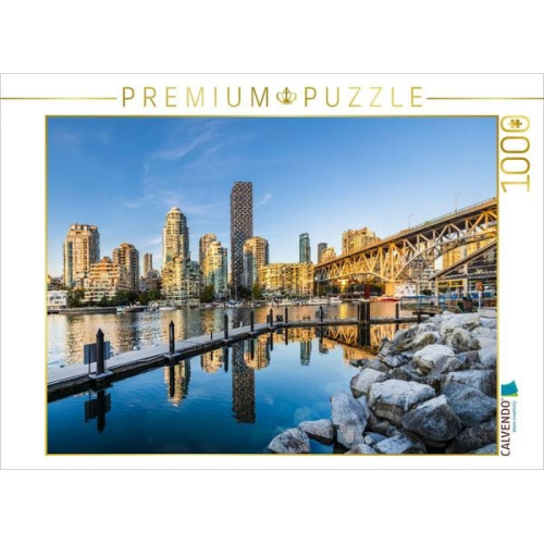 CALVENDO Puzzle Vancouver Impression von Granville Island | 1000 Teile Lege-Größe 64x48cm Foto-Puzzle für glückliche Stunden