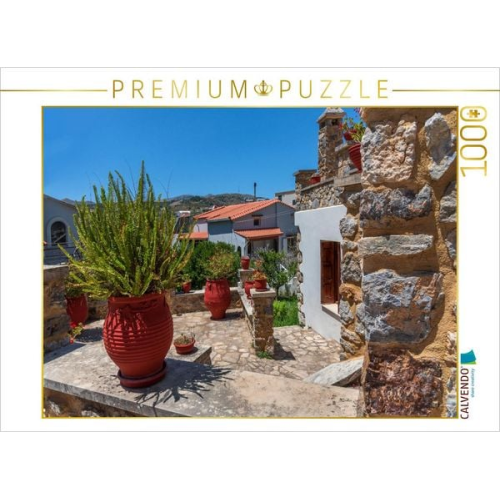 CALVENDO Puzzle Spili - malerisches Dorf im Herzen von Kreta | 1000 Teile Lege-Größe 64x48cm Foto-Puzzle für glückliche Stunden