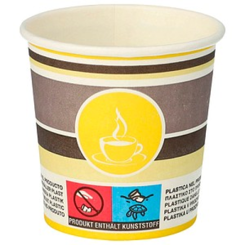80 STARPAK Einweg-Trinkbecher To Go 0,1 l
