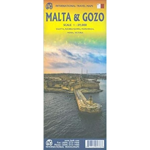 ITM Map Malta & Gozo 1:29 000