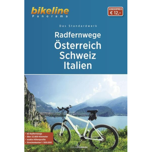 Radfernwege Österreich, Schweiz, Italien