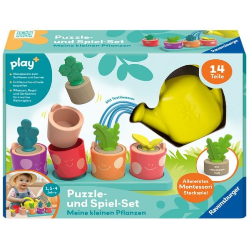 Play+ Puzzle- und Spiel-Set: Meine kleinen Pflanzen