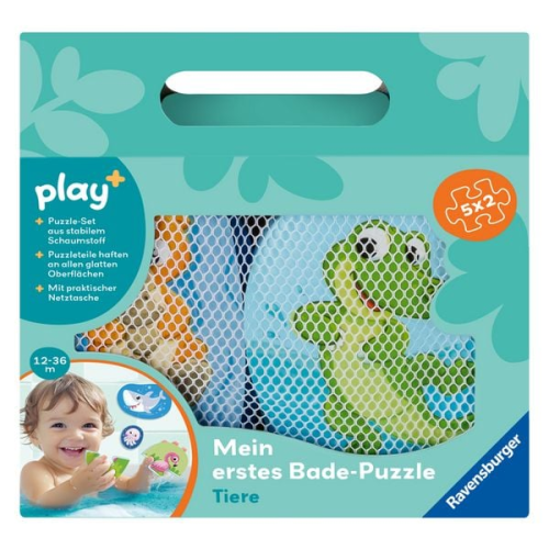 Play+ Mein erstes Bade-Puzzle: Tiere - ab 12 Monate