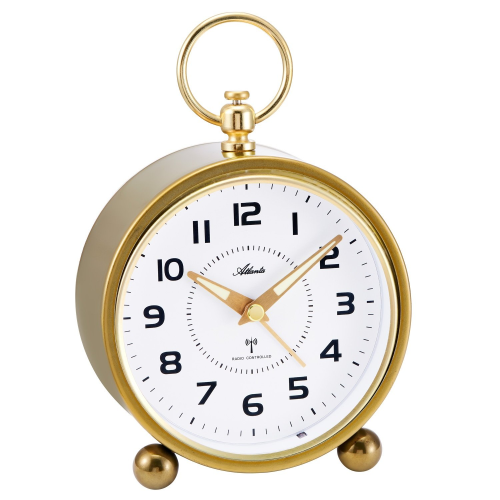 Atlanta 1836/9 Quarzwecker Funk Goldfarben