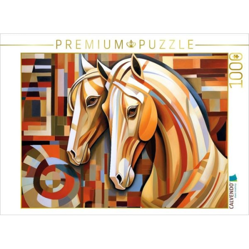 CALVENDO Puzzle Akhal-Teke - die eleganten Pferde Asiens | 1000 Teile Lege-Größe 64x48cm Foto-Puzzle für glückliche Stunden