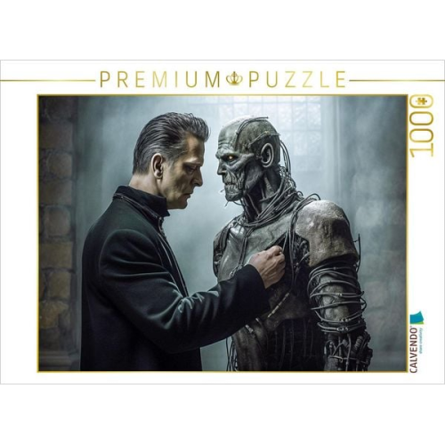 CALVENDO Puzzle Frankensteins Monster von Mary Shelly | 1000 Teile Lege-Größe 64x48cm Foto-Puzzle für glückliche Stunden