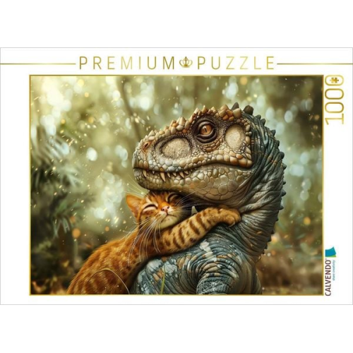 CALVENDO Puzzle Ein Motiv aus dem Kalender "Wie wäre es mit einem Dinosaurier als Haustier?" | 1000 Teile Lege-Größe 64x48cm Foto-Puzzle für glücklich